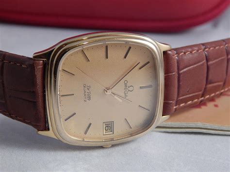 omega deville quartz vintage watch.